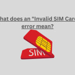 Invalid SIM Card