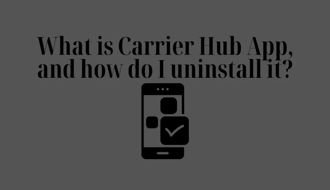Carrier Hub App